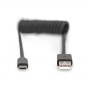 Digitus | USB-C cable | Male | 24 pin USB-C | Male | Black | 4 pin USB Type A | 1 m - 3